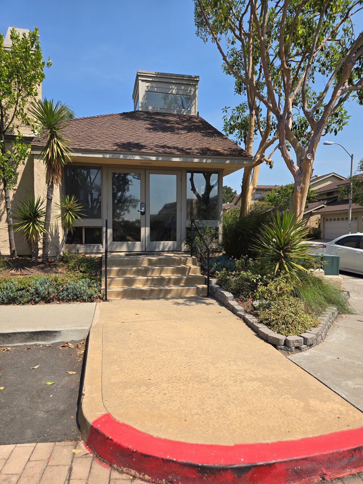 front of the clubhouse - 8830 Via Andar