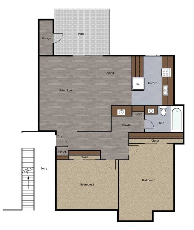 Floorplan - St. Charles Oaks Apartments