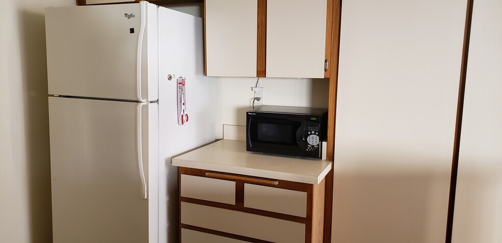 Refrigerator & microwave - 9721 Mesa Springs Way
