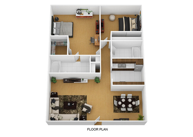 Floorplan - Sherwood Forest Apartment Homes