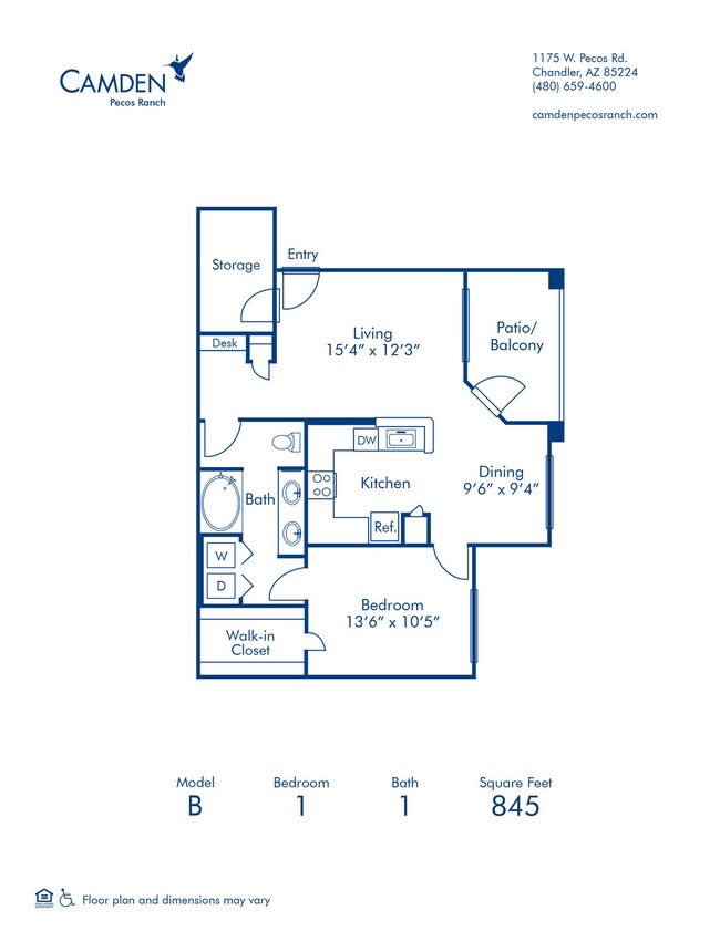 Floorplan - Camden Pecos Ranch