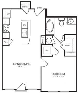 Landmark On Lovers - A1-1 - 1 Beds - 1 Baths - 593 Sq. ft. - Landmark On Lovers