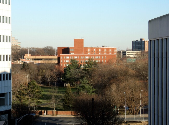View from the west along Lafayette Street - Architects Housing