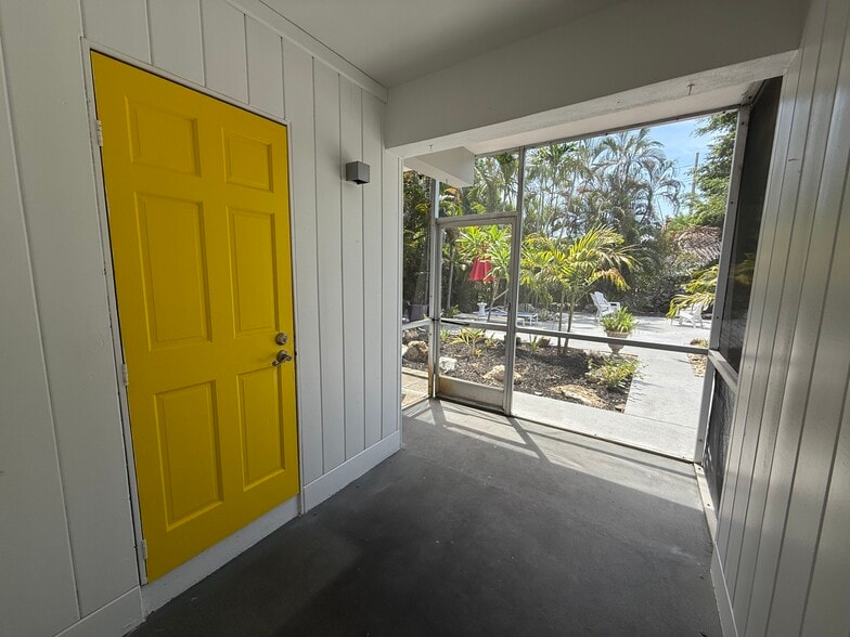 View from Private Screen Porch - 630 NE 37th St