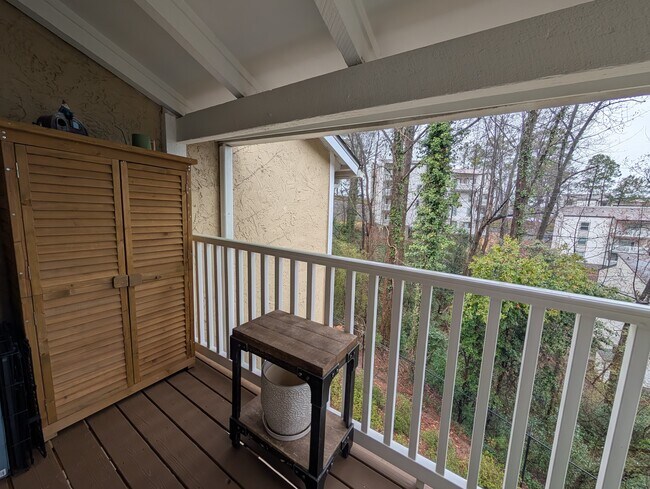 Balcony (furniture not included, staging only) - 3140 7 Pines Ct NW