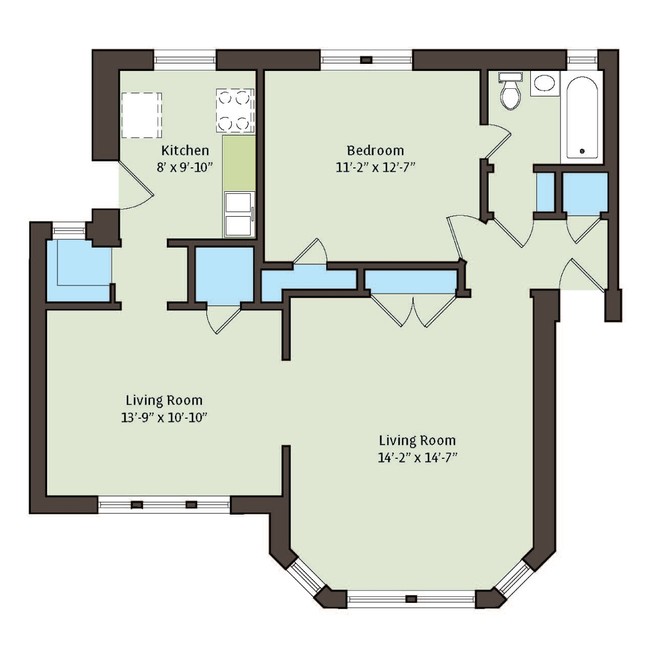 Floorplan - 5034-5046 S. Woodlawn Avenue