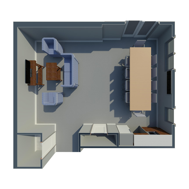 Community room floor plan - Audubon Crossing