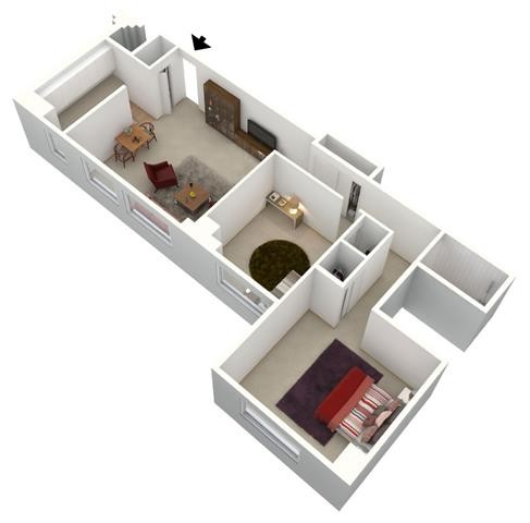 Floorplan - 5550 S Dorchester