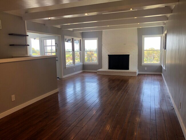 Great room ocean view and fireplace . - 16655 Marquez Ter