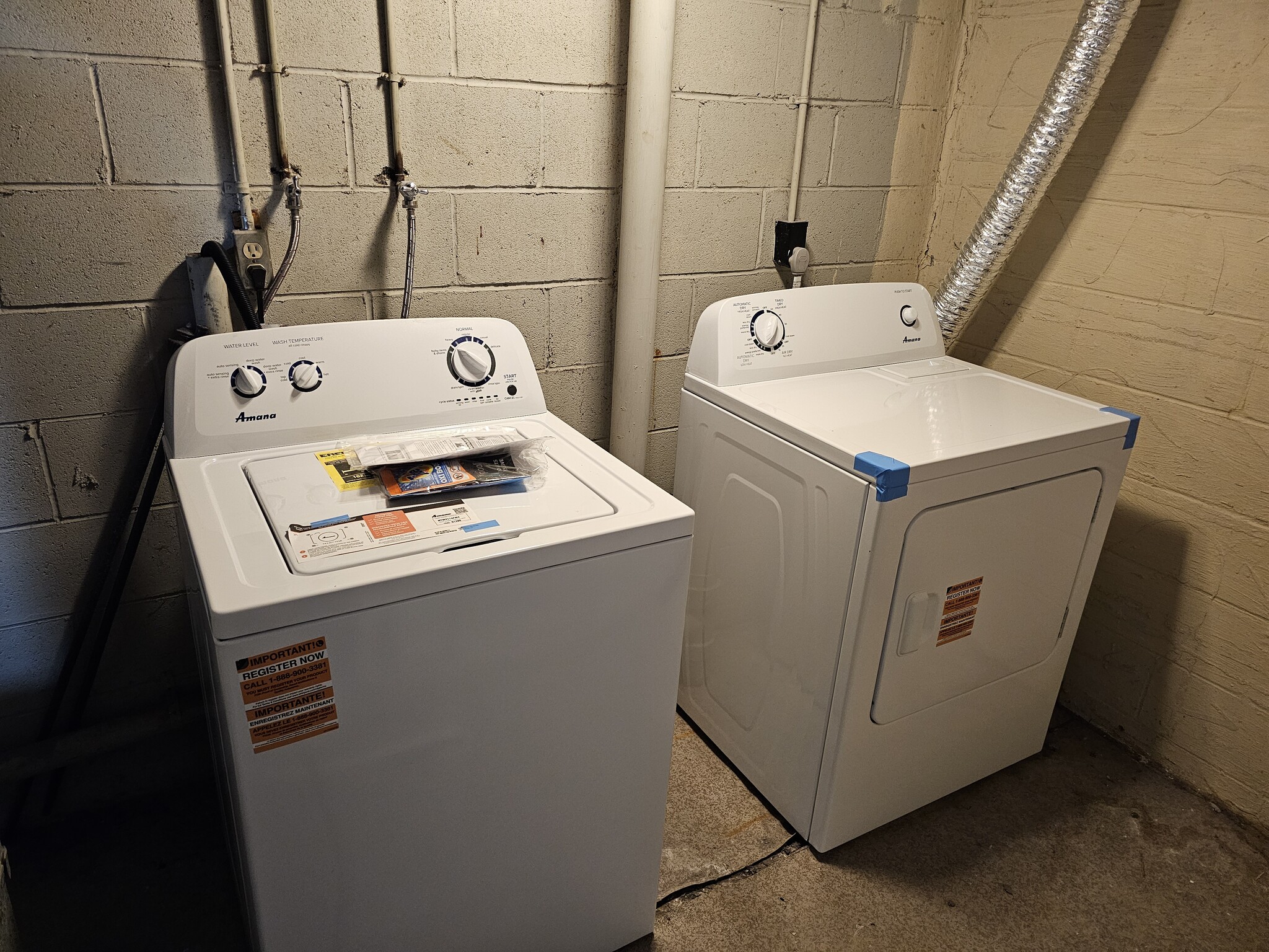 New washer and dryer. laundry is separate from lower-level bedroom. - 2788 Blossom Ave