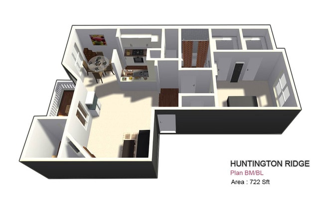 One Bed / One Bath - Huntington Ridge
