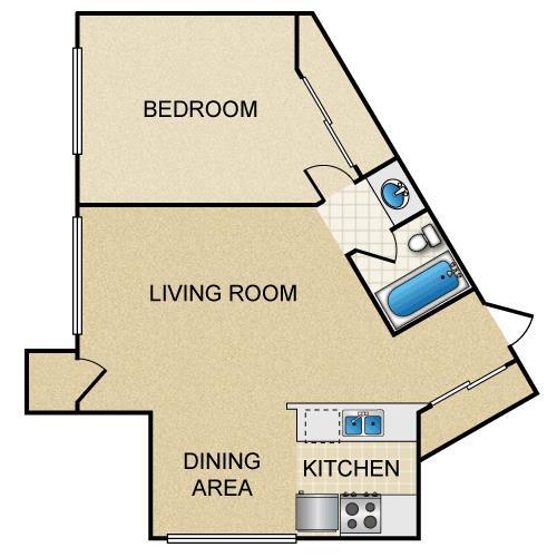 Floorplan - The Hilgard