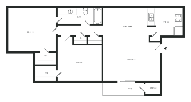 Floorplan - Stewart's Landing Apartments