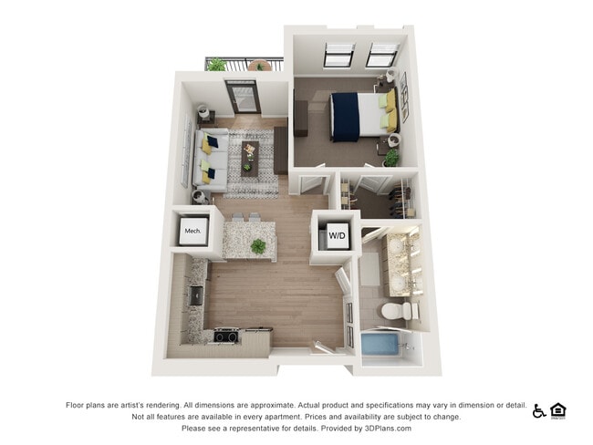 Floorplan - The Baxly Apartments