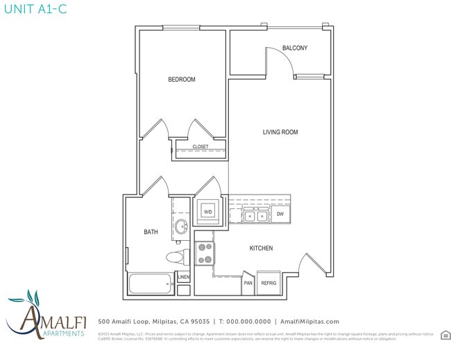 Floorplan - Amalfi Apartments