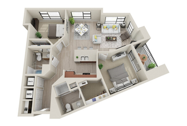 Floorplan - The Landing at 818