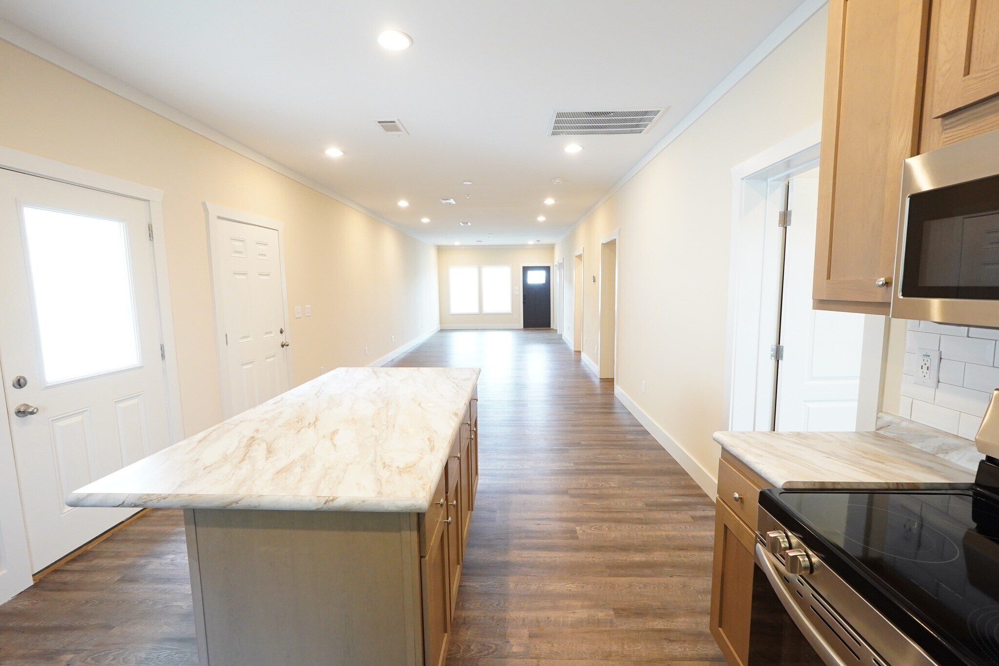 Kitchen View into Living Room without Furniture - 600 Vera K Ct