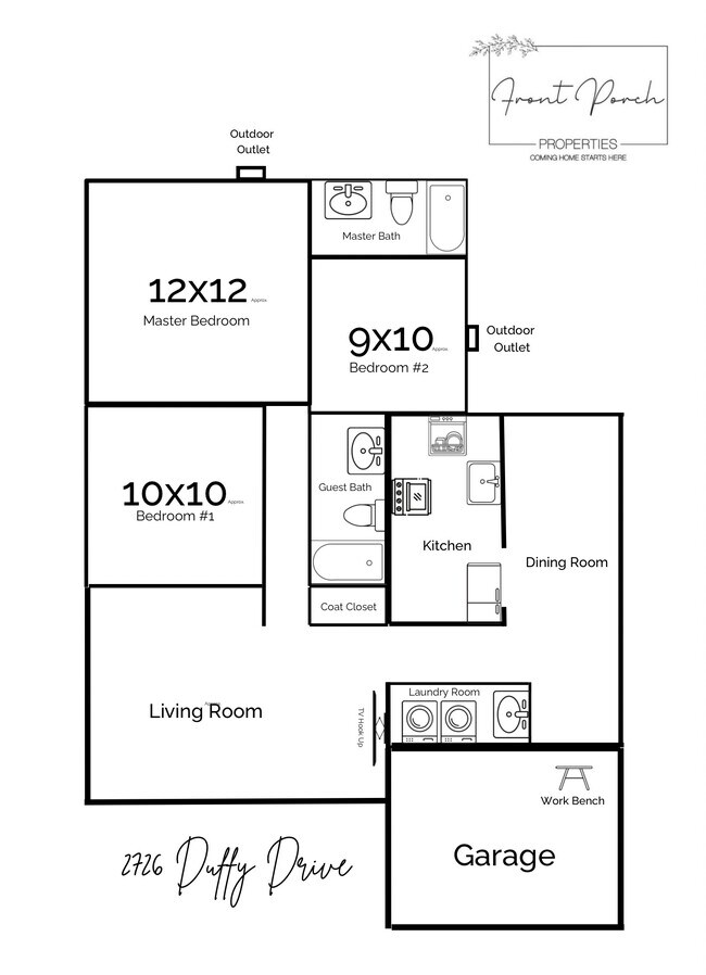 Floor plan - 2726 Duffy Dr