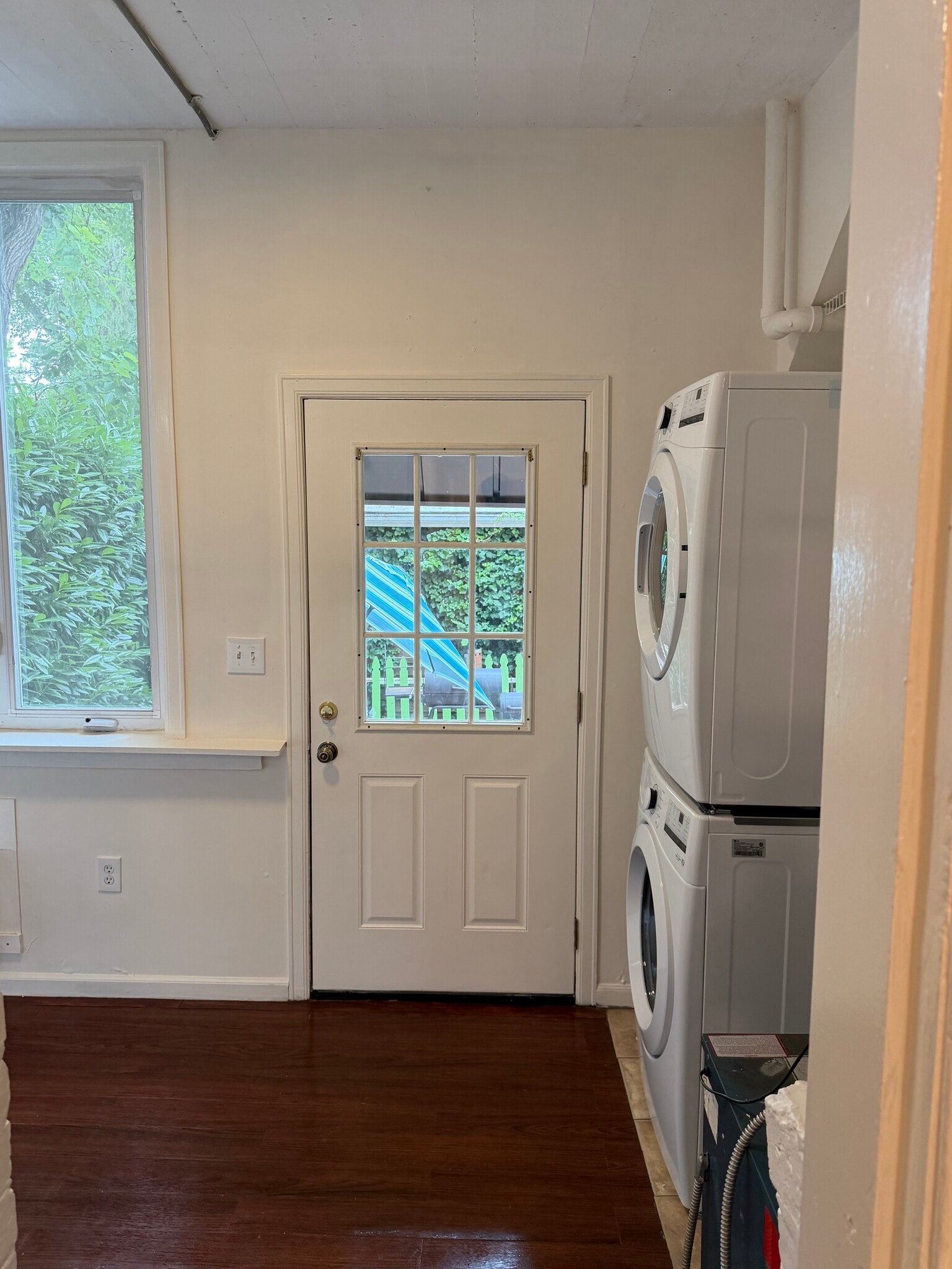 Back door to the patio - 4836 Reservoir Rd NW