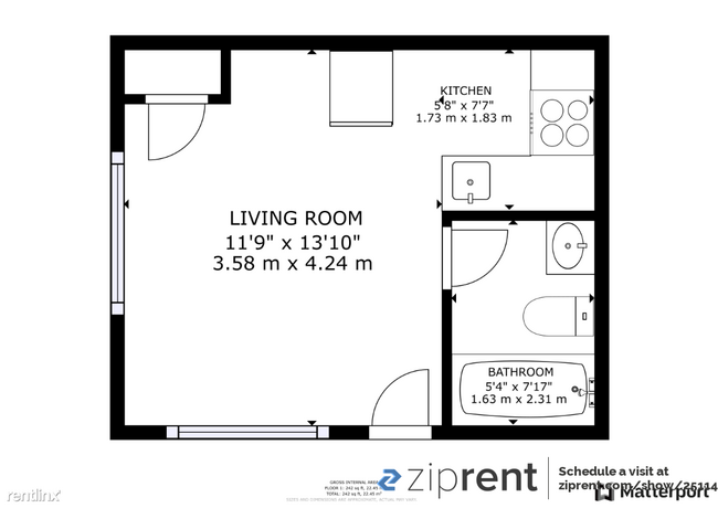 Building Photo - Studio, 1 bath 4plex - 1935 Kinross Way, S...