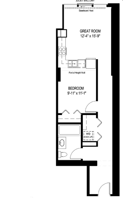 1BR/1BA - 235 W Van Buren St