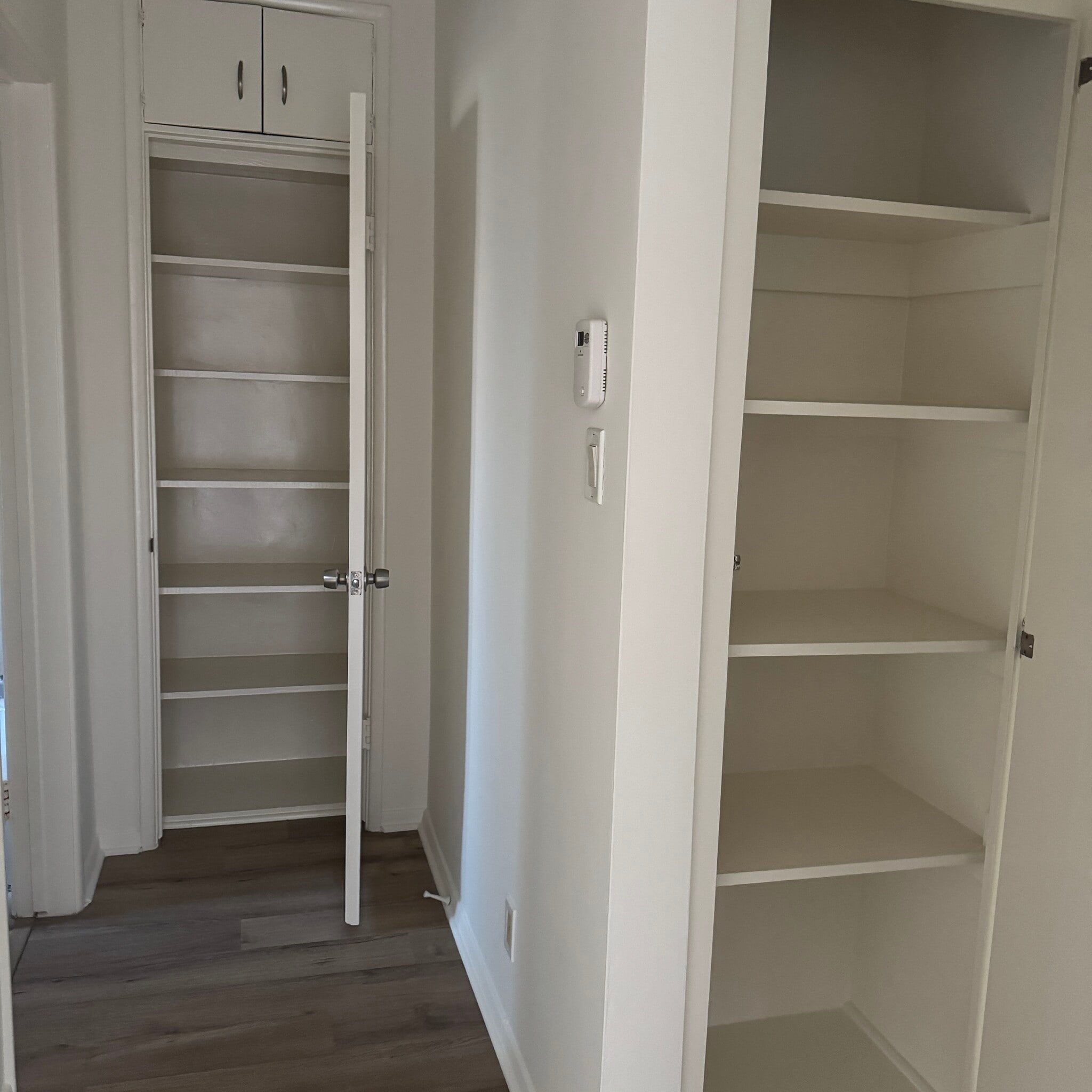 Hall closet plus small closet - 2132 Montana Ave