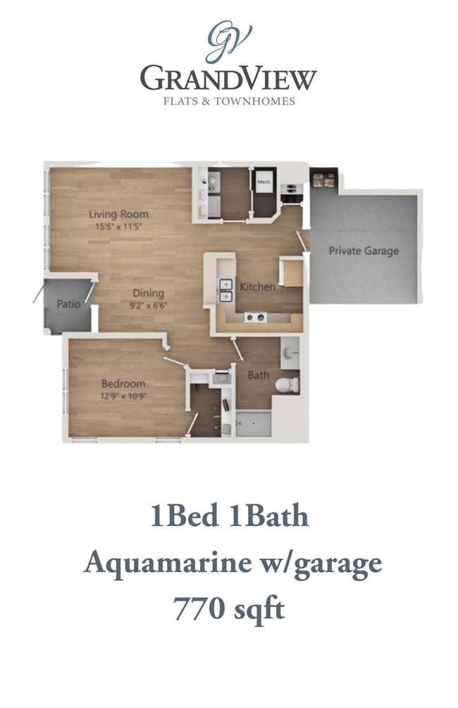 Floorplan - GrandView Flats and Townhomes