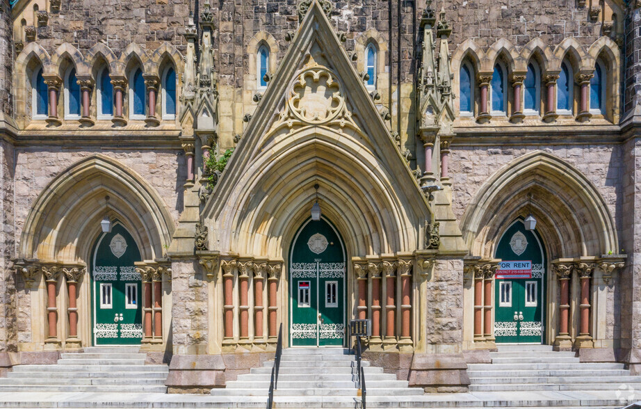 Church Entrance - Steeple Lofts at University City