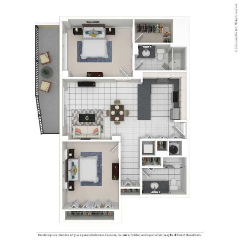 Floorplan - Wake Biscayne Bay North
