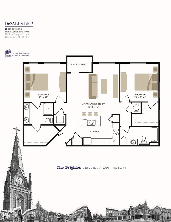Floorplan - DeSales Flats Apartments*