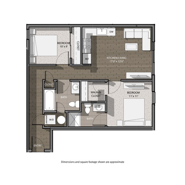 Floorplan - Detroit Terraces
