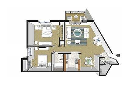 Floorplan - Highland Park Apartments