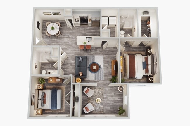 B3 - 2 Bed 2 Bath - Rise Crown View