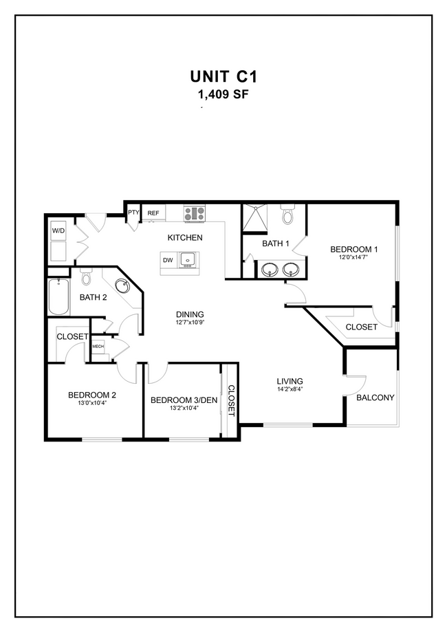 Floorplan - Olympus Chandler at the Park