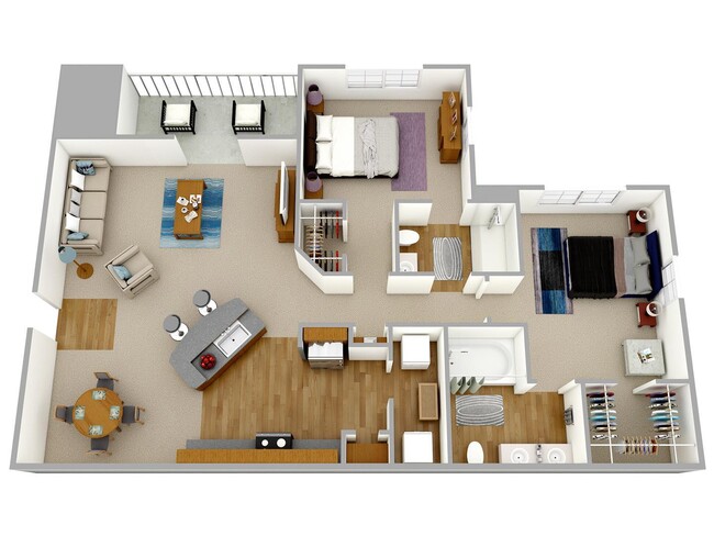 Floorplan - Brenneman Farm Apartments