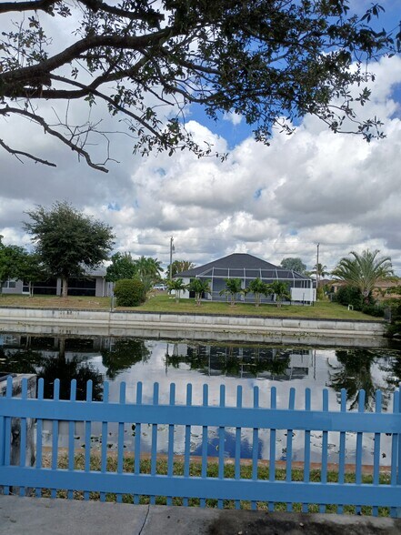 Canal from rear patio - 1411 Gleason Pky