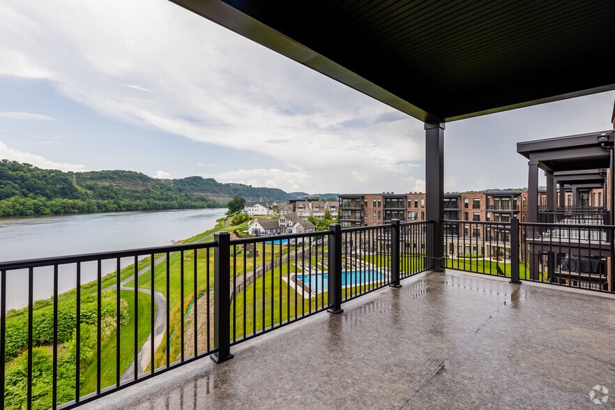 Waterfront Balcony View - (Virtually All Units Have View of The River) - The Brooks