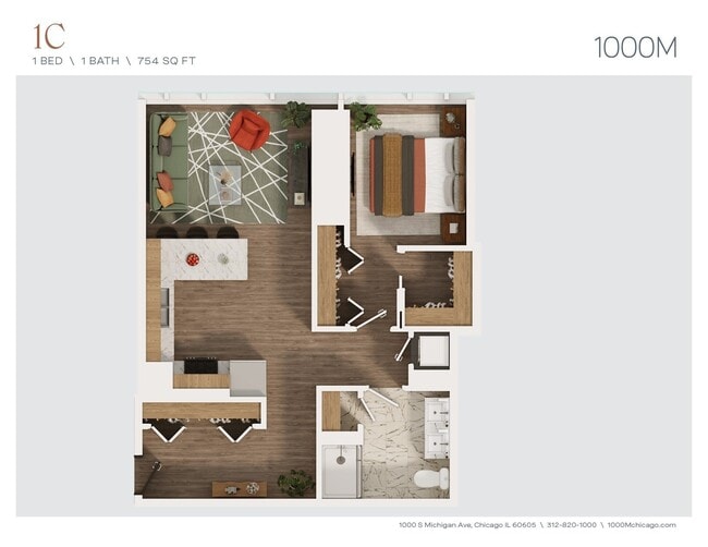 Floorplan - 1000M