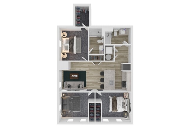 Floorplan - The Clara Apartments