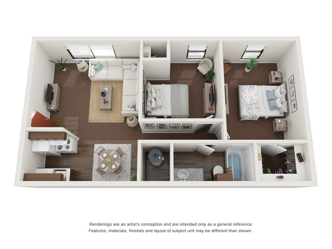 Floorplan - Cimarron Apartments