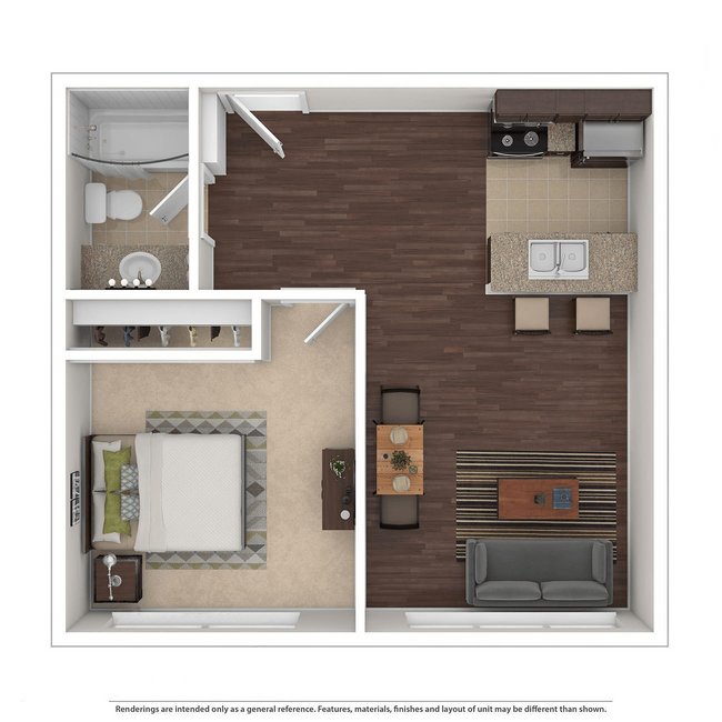 Floorplan - Riverbend Terrace Apartments