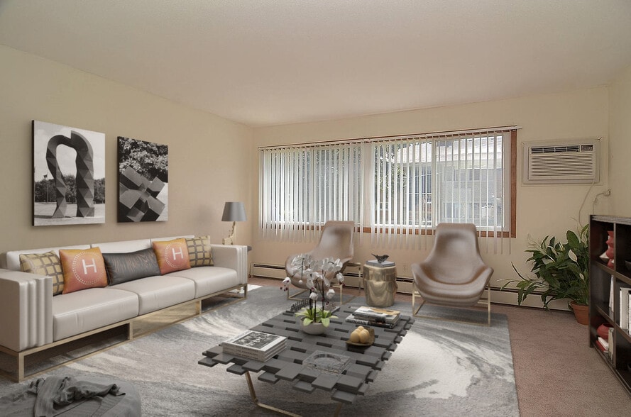 Staged Living Room - Lyndale Garden