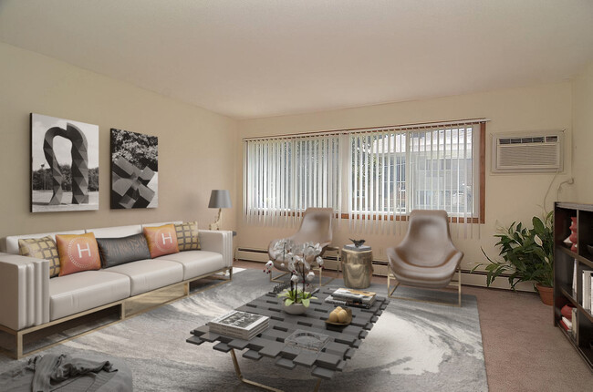 Staged Living Room - Lyndale Garden