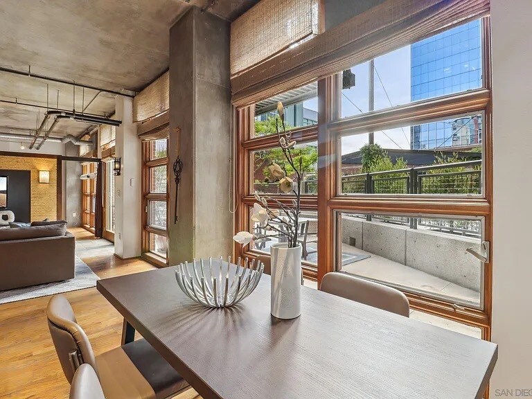 Dining Room looking out to private patio - 877 Island Ave