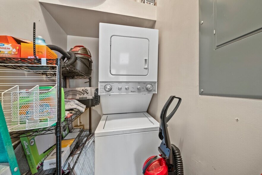 All units have a washer and dryer - 202 E San Antonio St