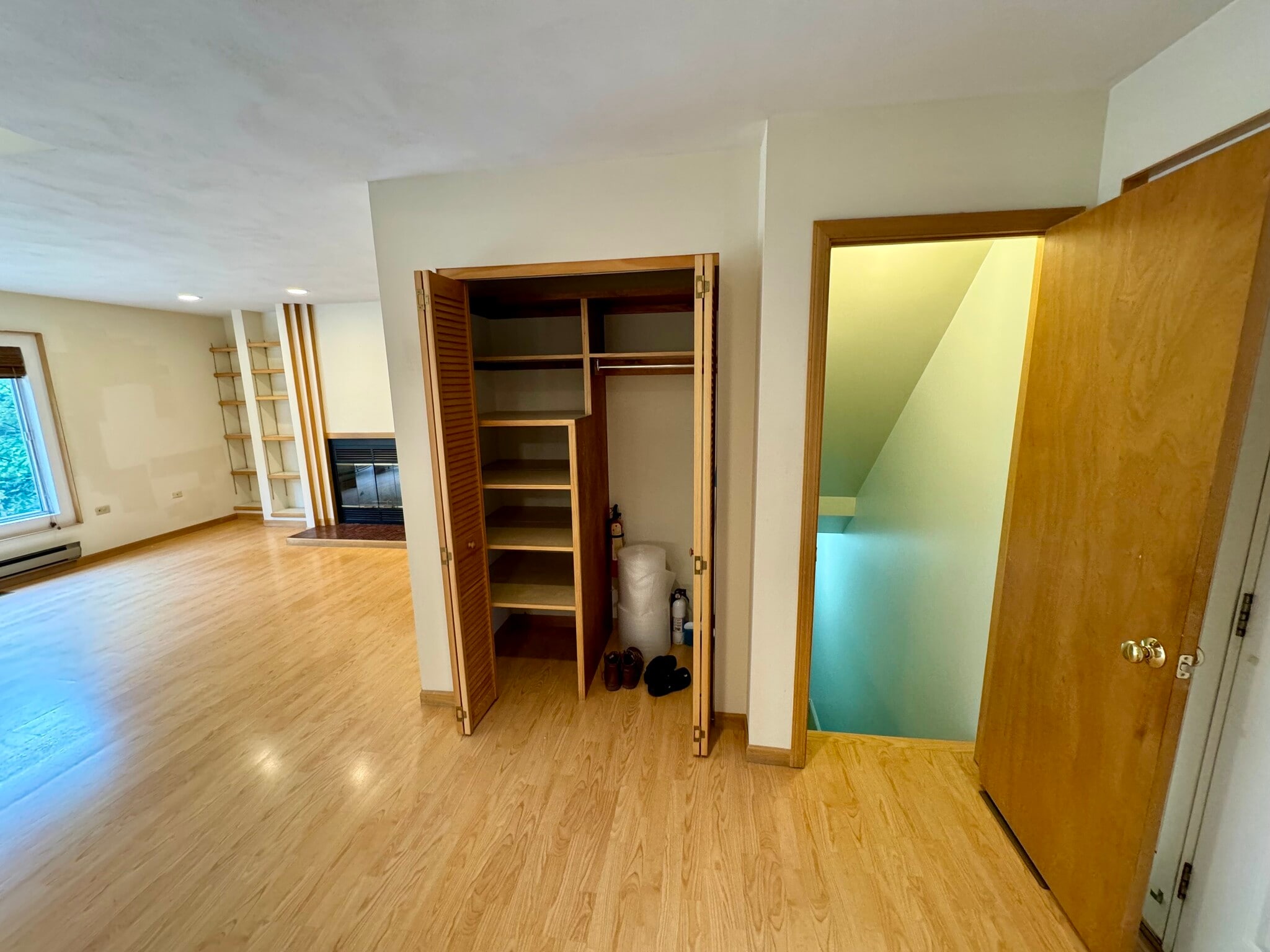 Foyer with closet, door to lower floor - 113 Penny Ln