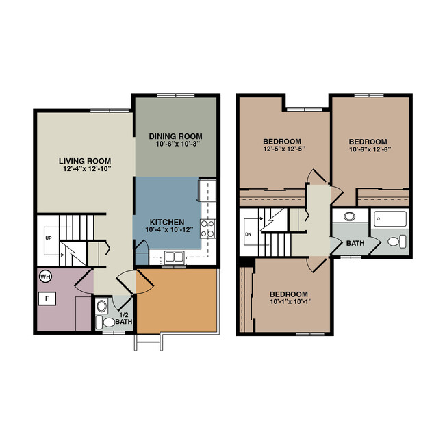 Floorplan - Woodmount Townhomes