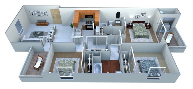 Floorplan - San Lucas Apartments