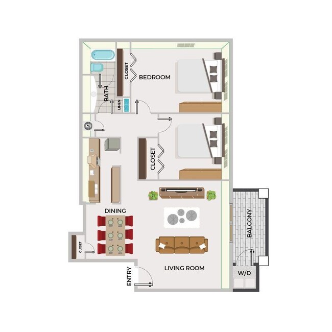 Floorplan - Abode Apartment Homes