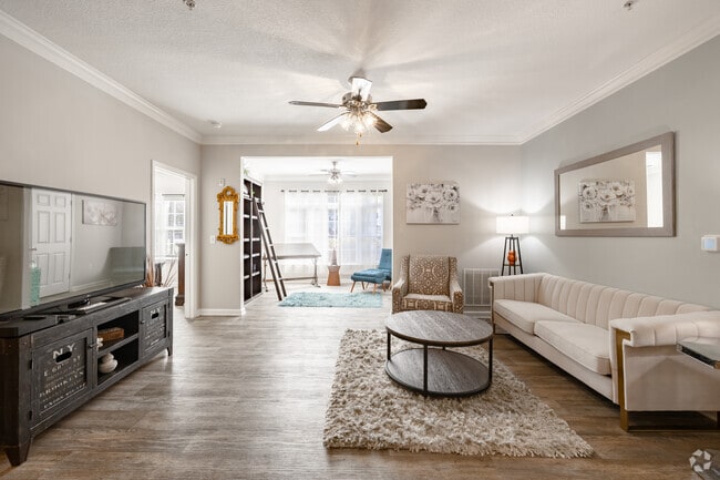 2BR, 2BA - 1,299SF - Living Room - Preston Run Apartments